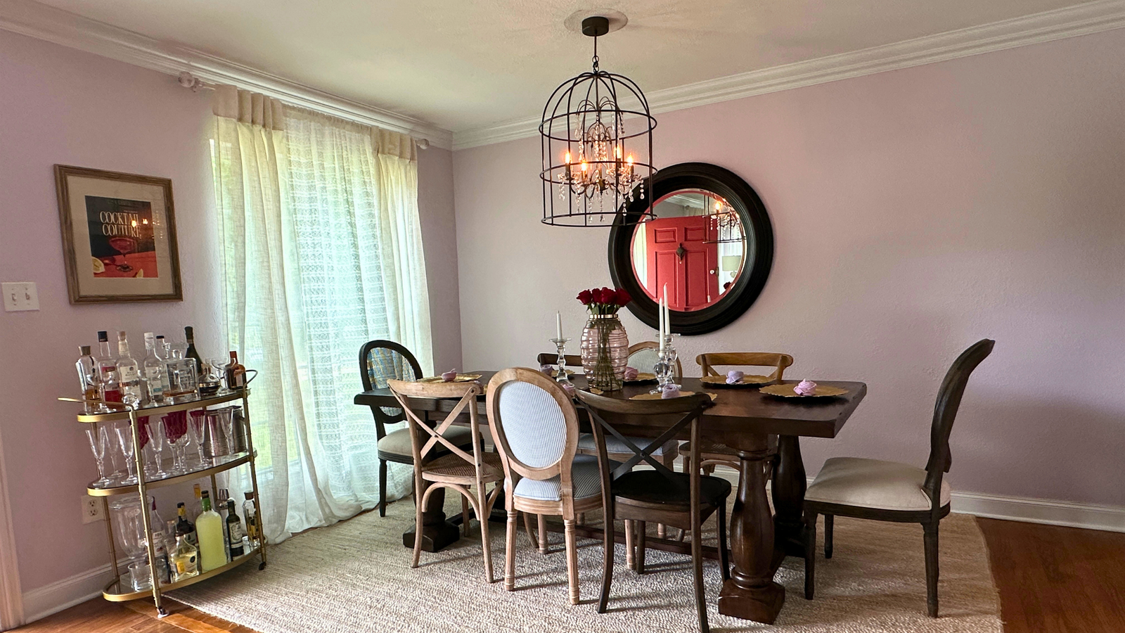 A dining room composed by Lisa Leyva — Spanish soul and French line